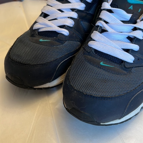 Nike AirMax Mens Blue Sneakers Size 11 1/2 - Picture 5 of 16